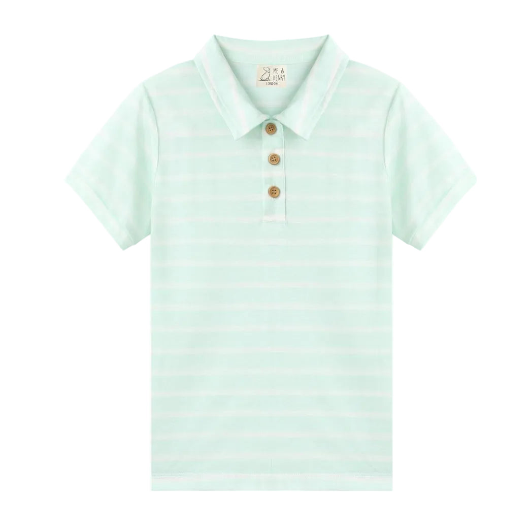 Starboard Polo - Mint Stripe