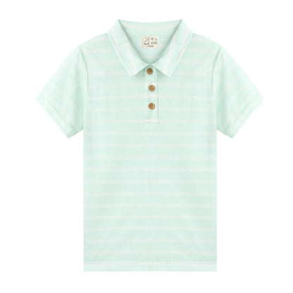 Starboard Polo - Mint Stripe