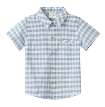 Newport Shirt - Blue/Wht Plaid