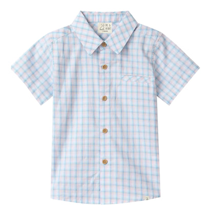 Newport Shirt - Pink/Blue Plaid