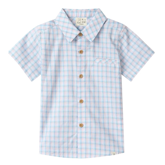 Newport Shirt - Pink/Blue Plaid