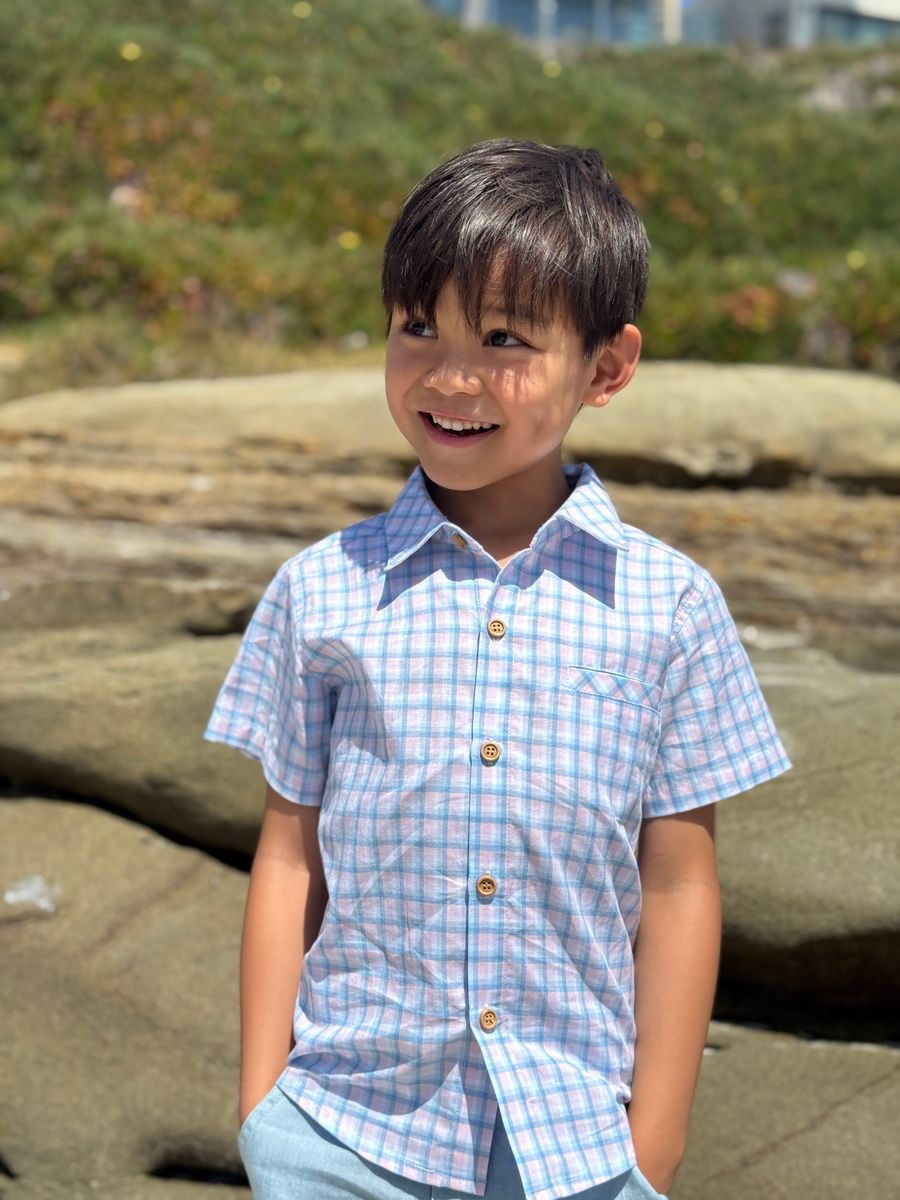 Newport Shirt - Pink/Blue Plaid