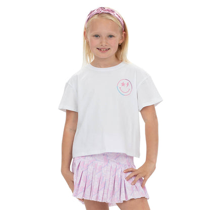 Mini Pleated Skort - Smiley Spark