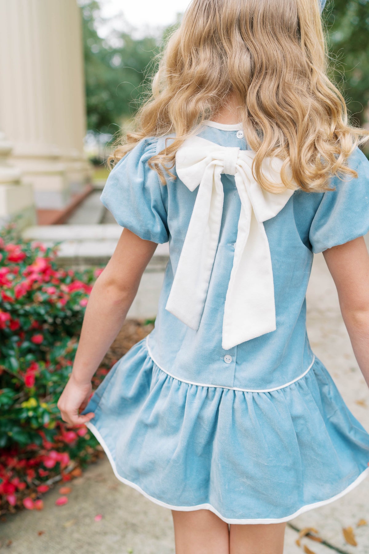 Harper Dress-Beaufort Bl Velvet