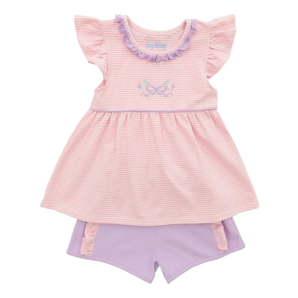 Butterflies & Bows Short Set