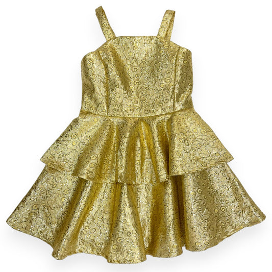 Gold Armani Dress W/ 2 Tier Skirt