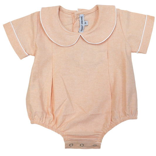 Orange Chambray Boy Bubble