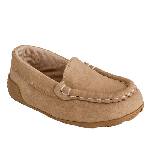 Ian Taupe Suede Moccasin - 6906