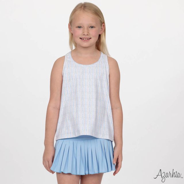 Mini Pleated Skort-Lt Blue