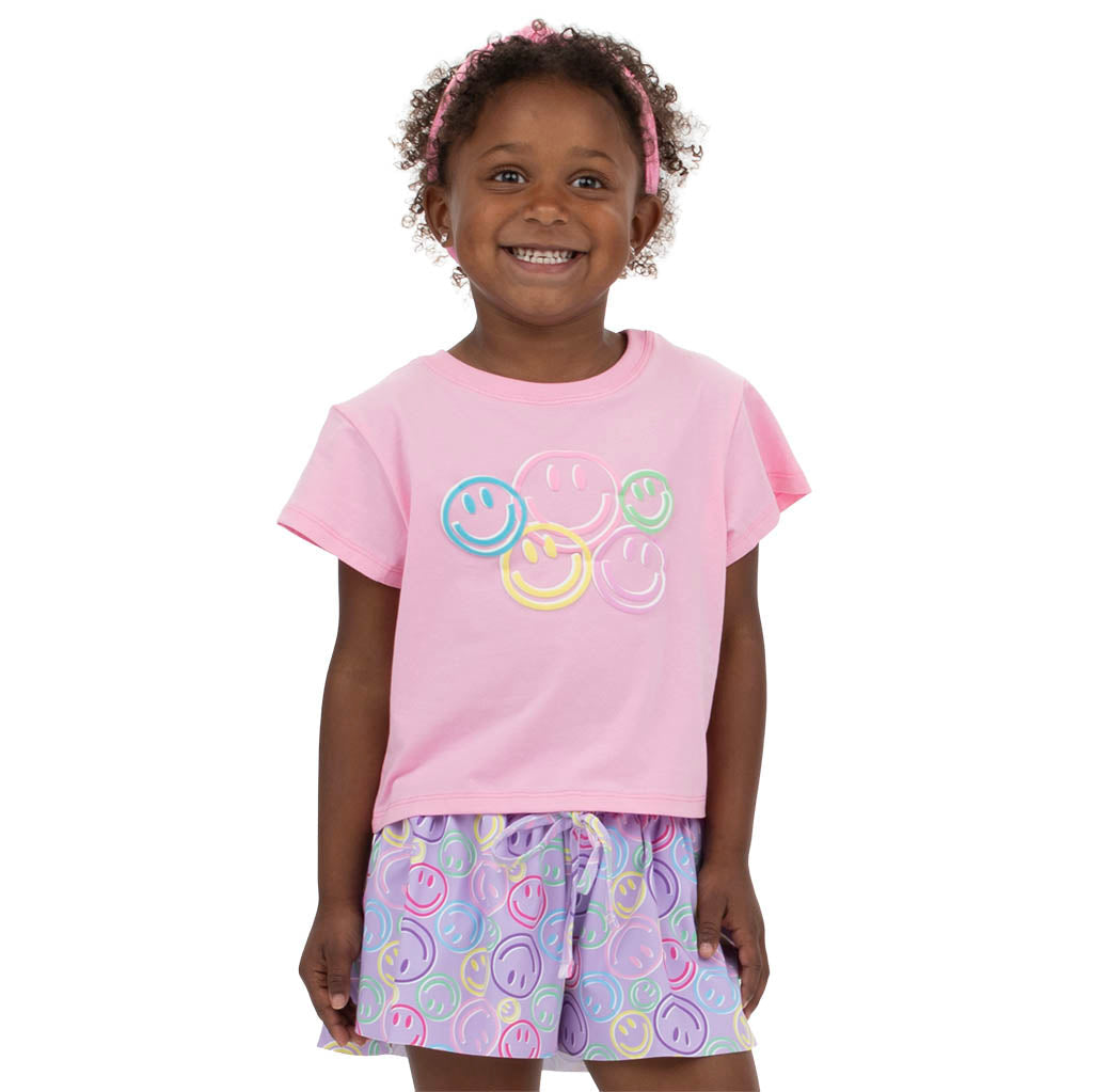 Smiley Face Puffy Tee