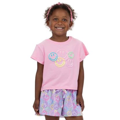 Smiley Face Puffy Tee