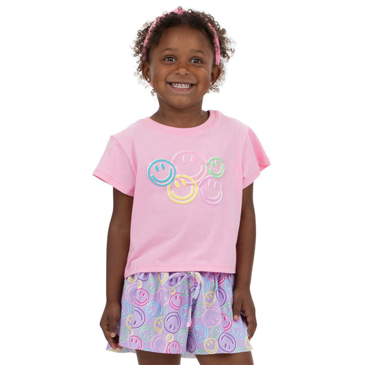 Smiley Face Puffy Tee