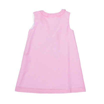 Karla Dress - Pink Linen