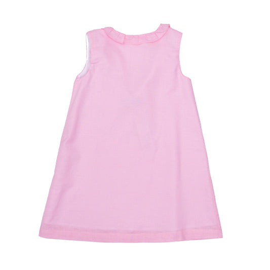 Karla Dress - Pink Linen