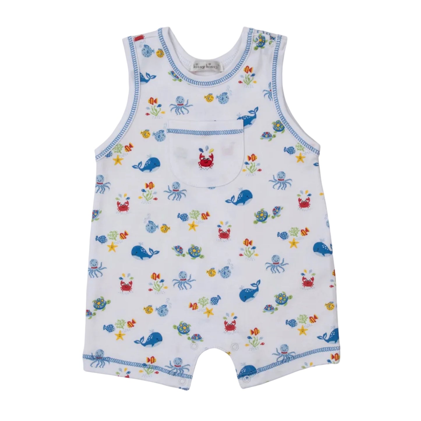 Ocean Antics S/L Playsuit