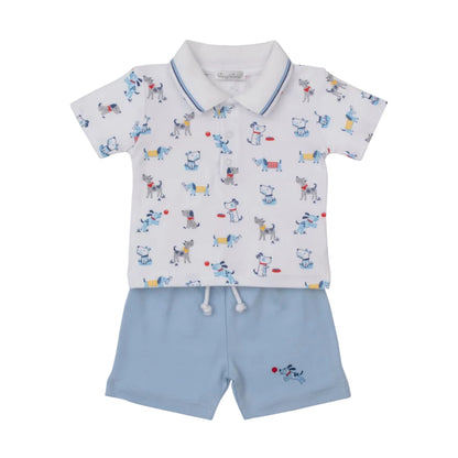 Puppy Patch Bermuda Set