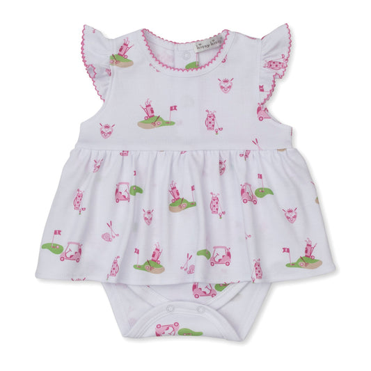 Golf Championship Pink Bodysuit Dress