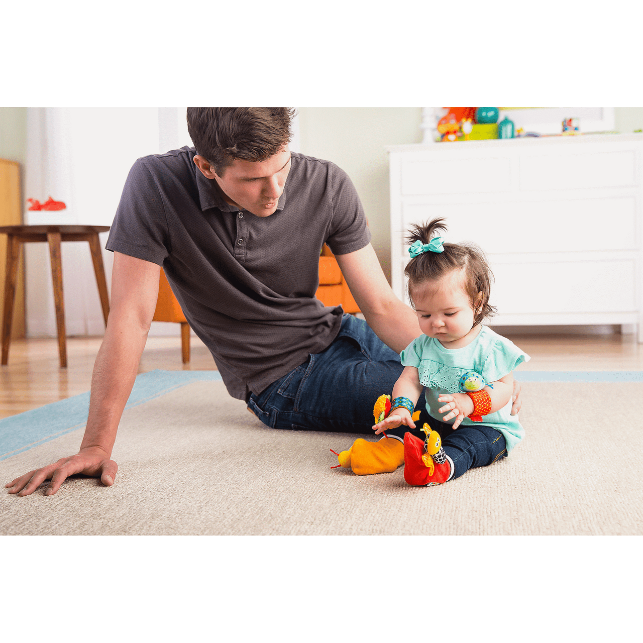 Gardenbug Foot Finder & Wrist Rattle Set
