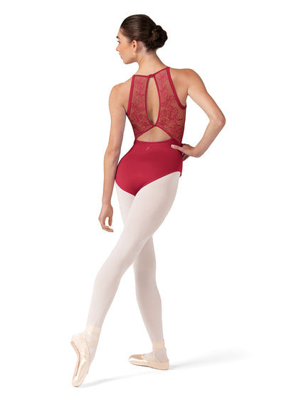 Emb. Halter Leo - Cherry