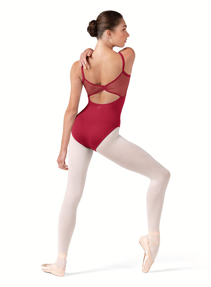 Mesh Cami Leo - Cherry