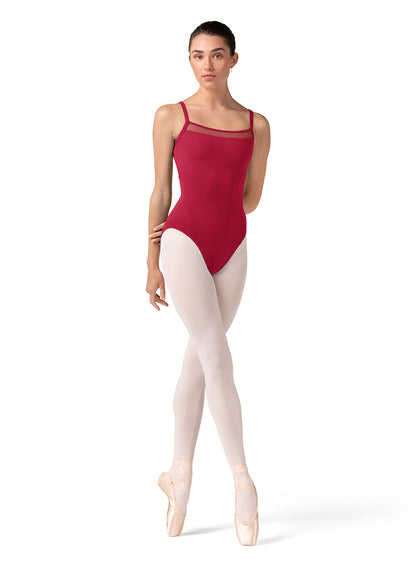 Mesh Cami Leo - Cherry