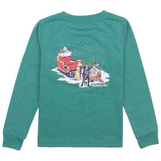 Sleigh Dogs L/S Tee - Teal