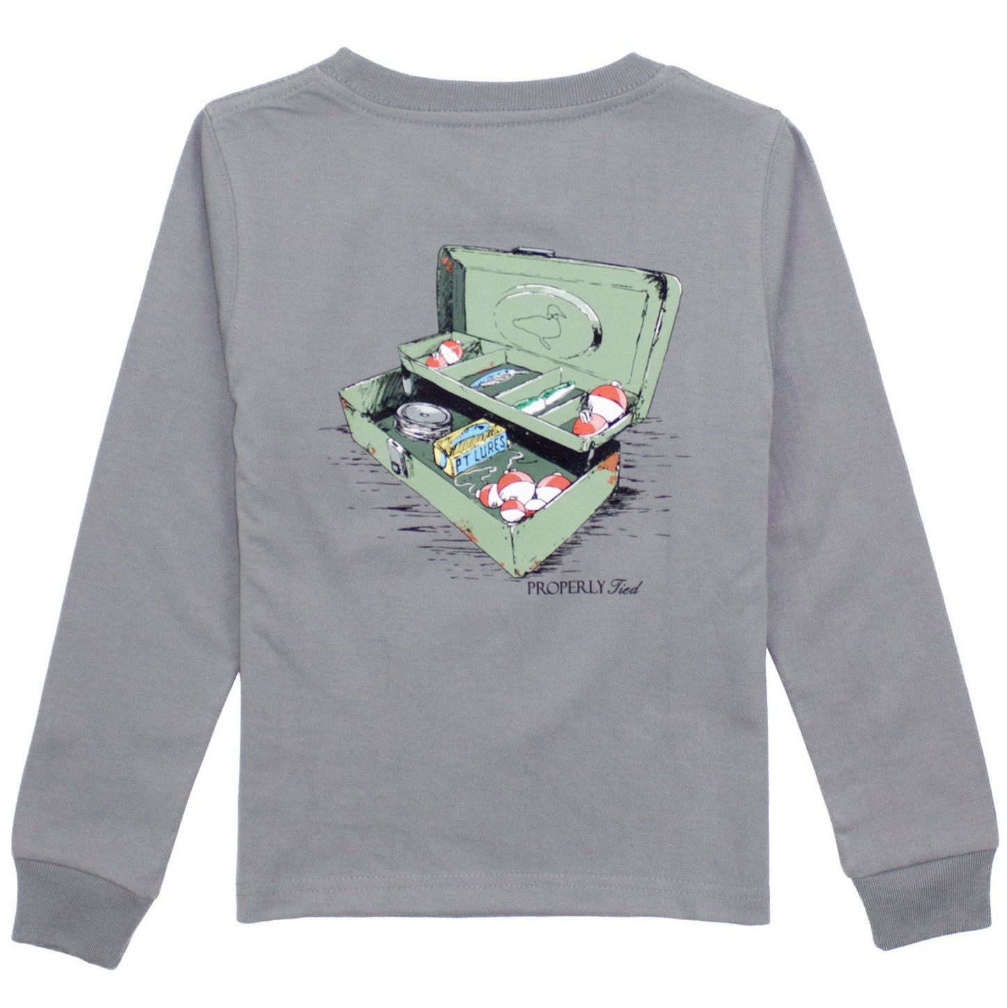 Tackle Box L/S Tee - Grey