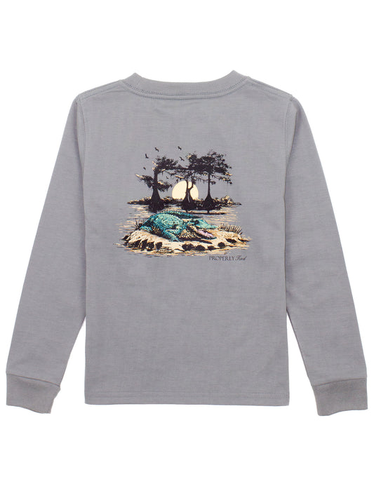 Bayou Gator LS Tee