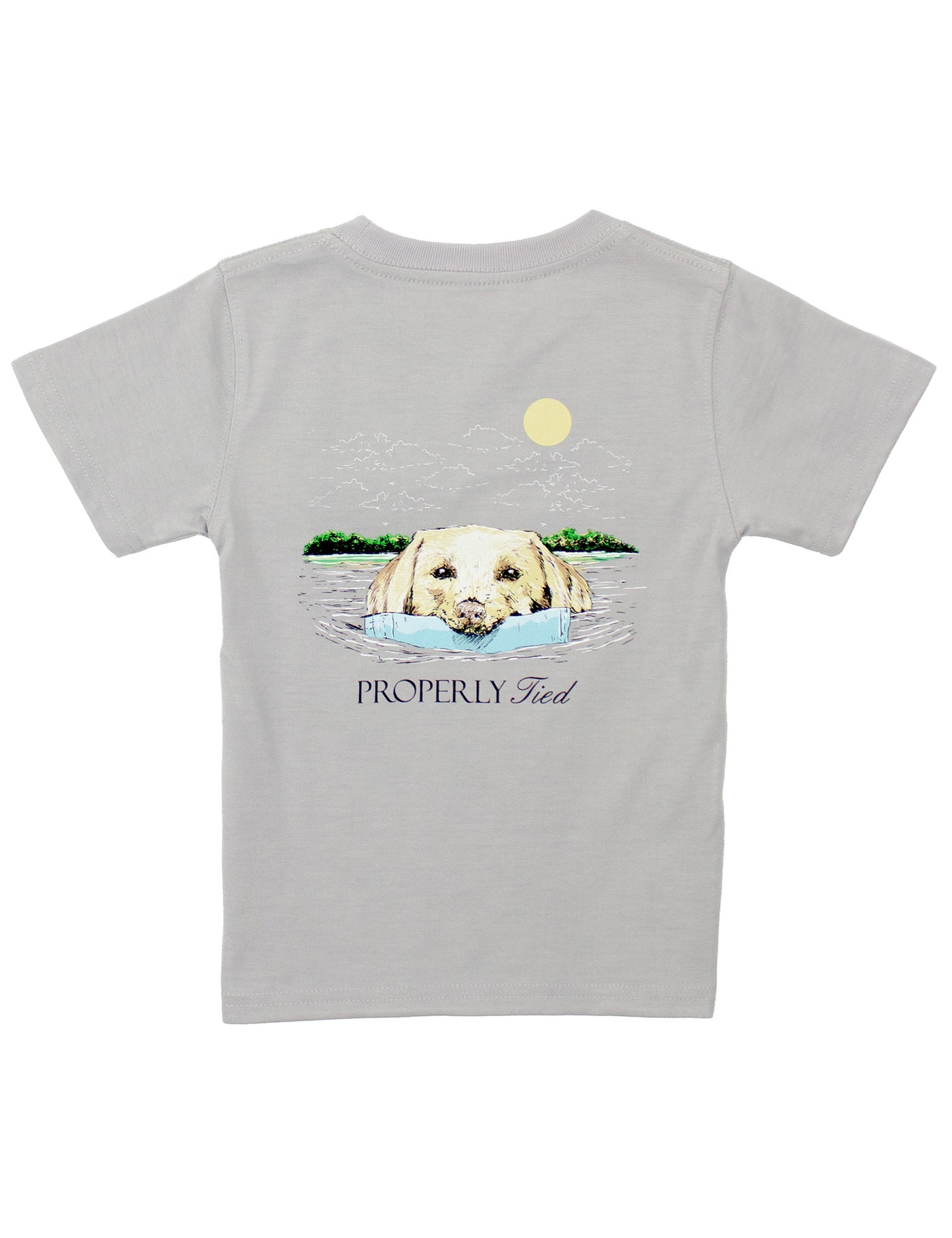 Spring Retrieve S/S Tee - Ice Grey