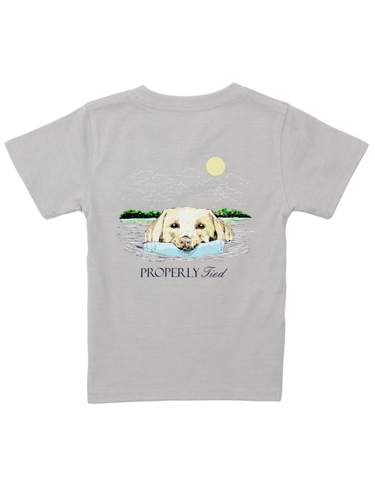 Spring Retrieve S/S Tee - Ice Grey