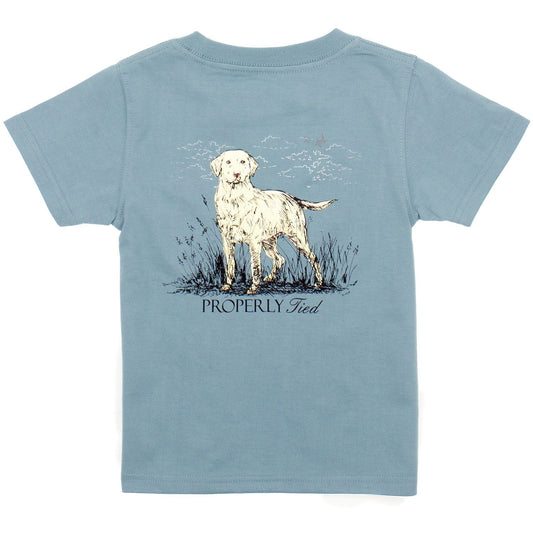 Labrador Tee - Steel Blue