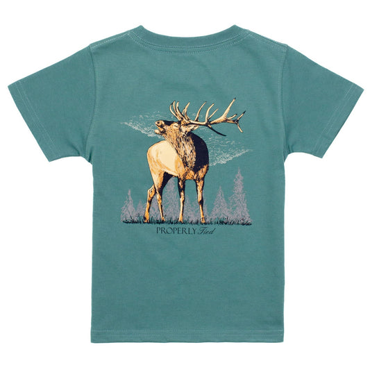 Elk Tee - Marine Green