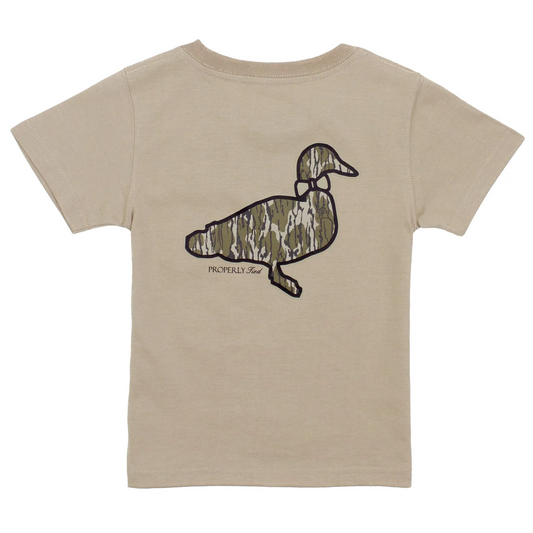 Mossy Oak Logo Tee - Sand
