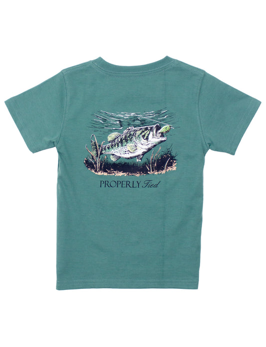Set the Hook S/S Tee - Marine Green