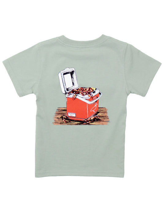 Crawfish Cooler S/S Tee - Chrome Grey
