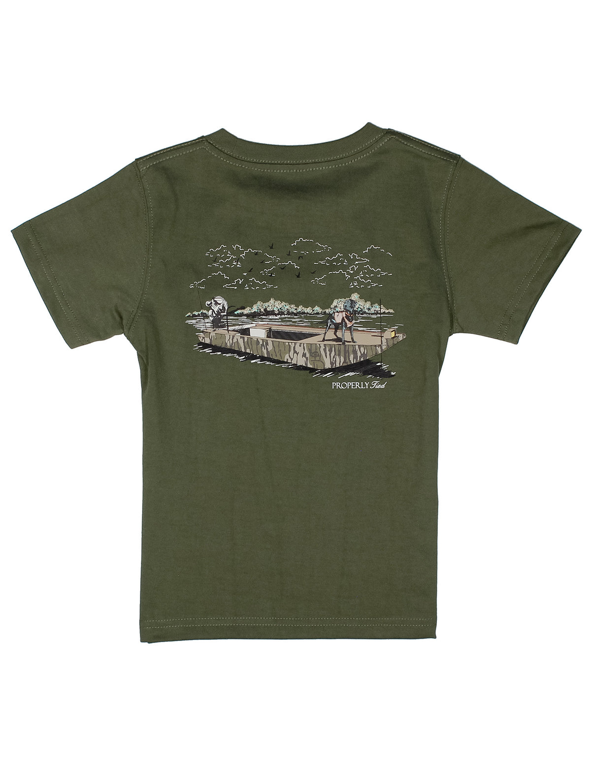 Mossy Oak Boat Ride SS Olive
