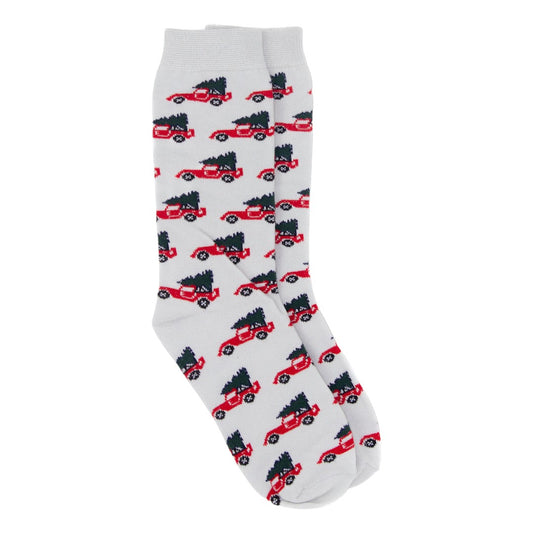 Lucky Duck Socks - Christmas Truck