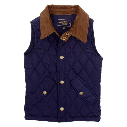 Beaumont Vest - Navy