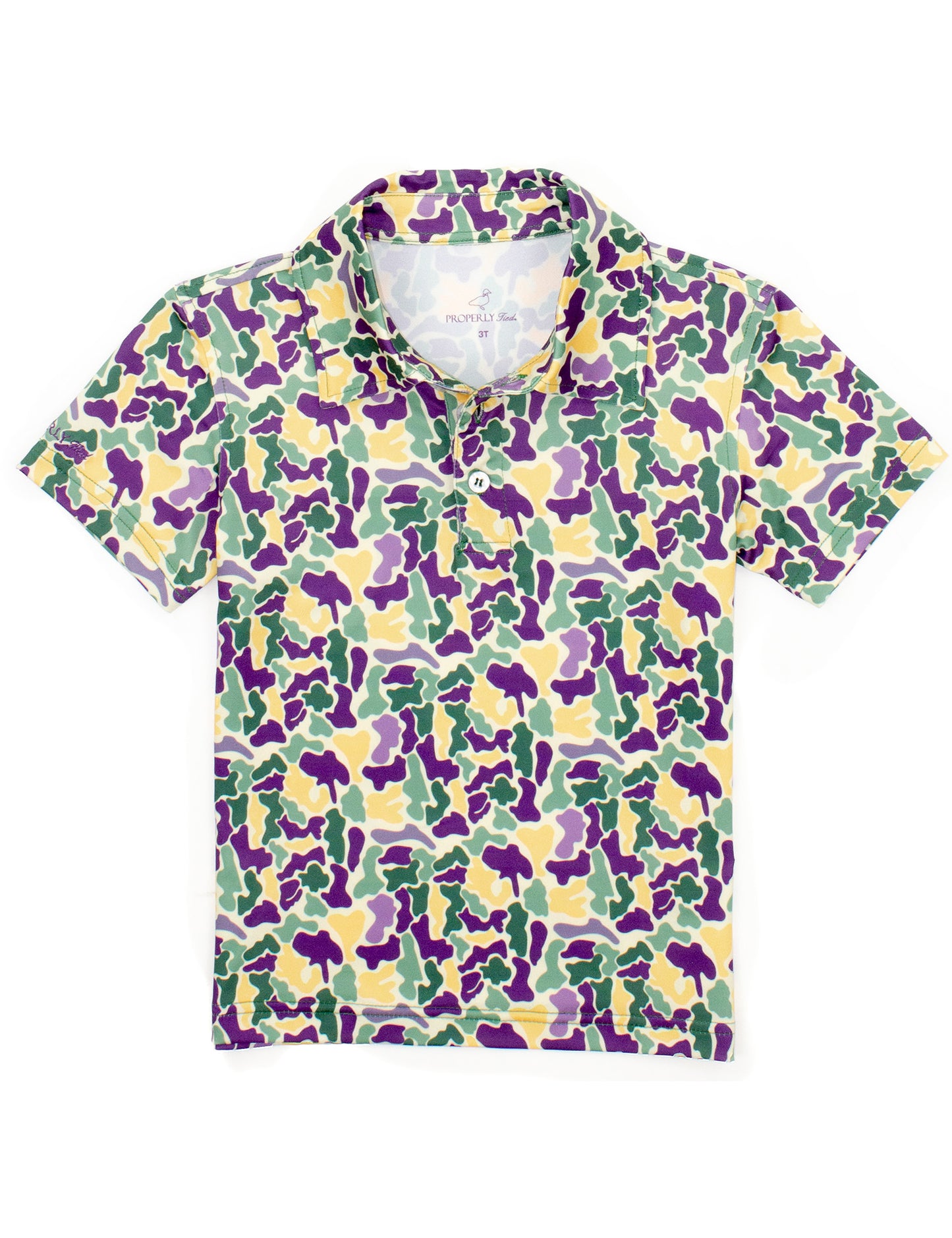 Inlet Polo - Mardi Gras Camo