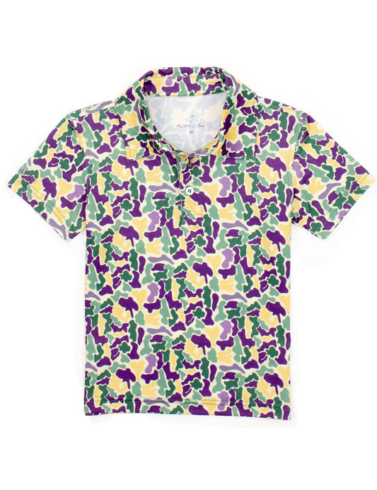 Inlet Polo - Mardi Gras Camo