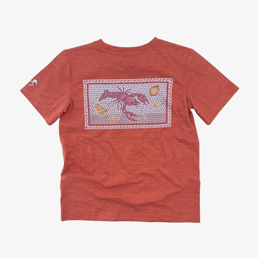 Ridge Athletic Tee - Crawfish Mosaic
