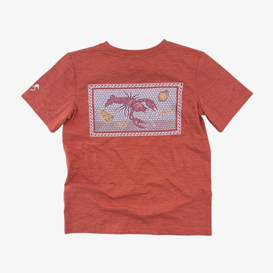 Ridge Athletic Tee - Crawfish Mosaic