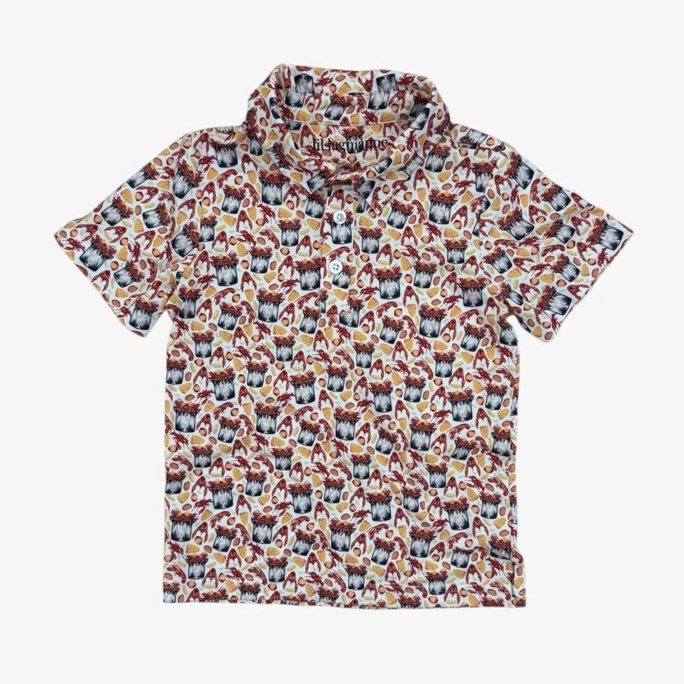 CoolShade™ Scottie Polo (UPF 50+) - Crawfish Boil