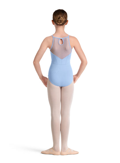 Keyhole Halter Leo - Blue