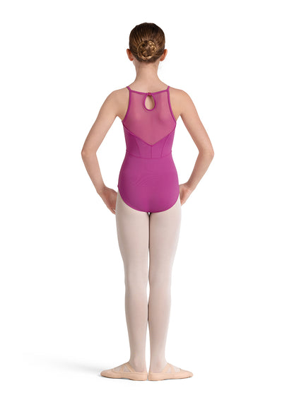 Keyhole Halter Leo - Magenta