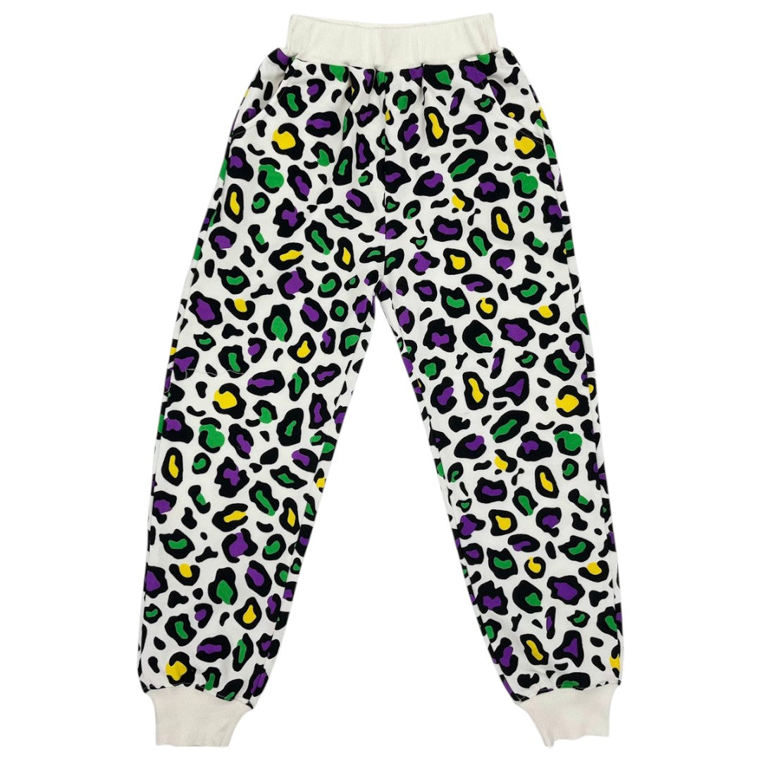 Mardi Gras Leopard Jogger Set