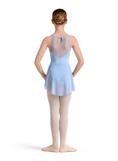 Elastic Waist Skirt - Blue