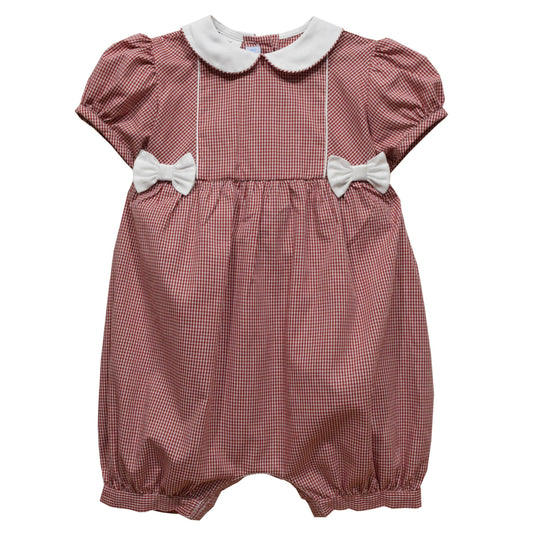 Red Gingham Girls Bubble