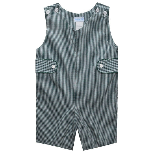 Green Mini Check Tabs Shortall