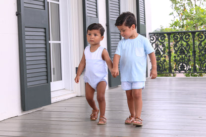 Madden Bubble - Lt. Blue Gingham